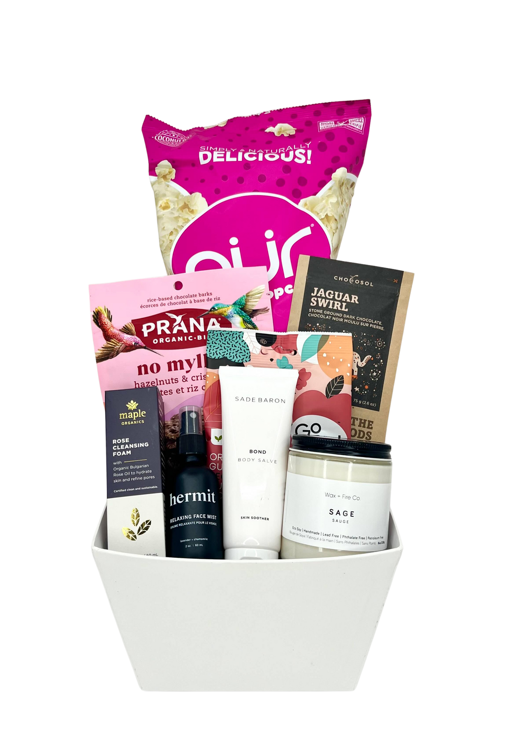 Valentine's gifts baskets - organic and all natural